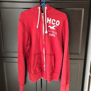 Men’s Holister zip-up hoodie
